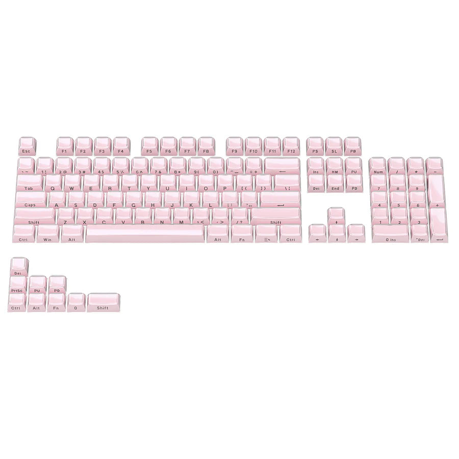 YUNZII Jelly-Transparent Design OEM Profile PBT+PC Keycap Set 113pcs /sets
