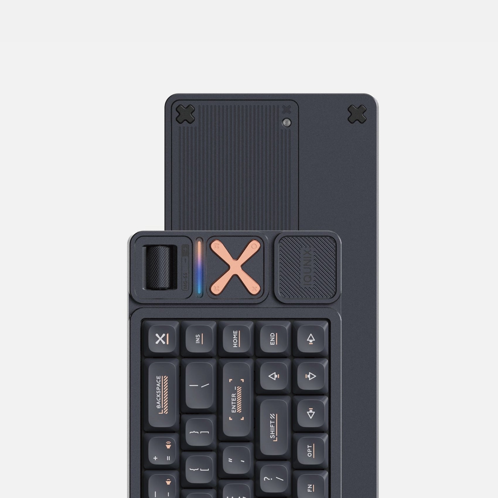 IQUNIX Magi65 Pro Aluminum Wireless Low Profile Mechanical Keyboard Gold Red Switch