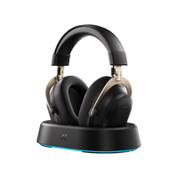 MCHOSE Official Black Gold MCHOSE V9 Turbo Magnetic Wireless Gaming Headset