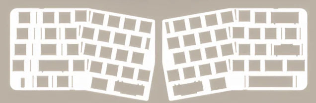 Neo Studio Neo Ergo Custom Ergonomic Mechanical Keyboard - Plate (Adds on)