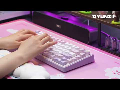 YUNZII B75 Pro Tri-Mode Hot-Swap Wireless Mechanical Keyboard