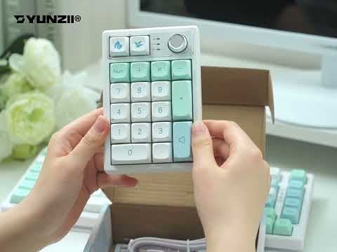 YUNZII YZ19 Gasket Wireless Mechanical Knob Numeric Keyboard Numpad