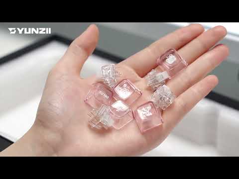YUNZII X98 Transparent QMK/VIA Wireless Mechanical Keyboard