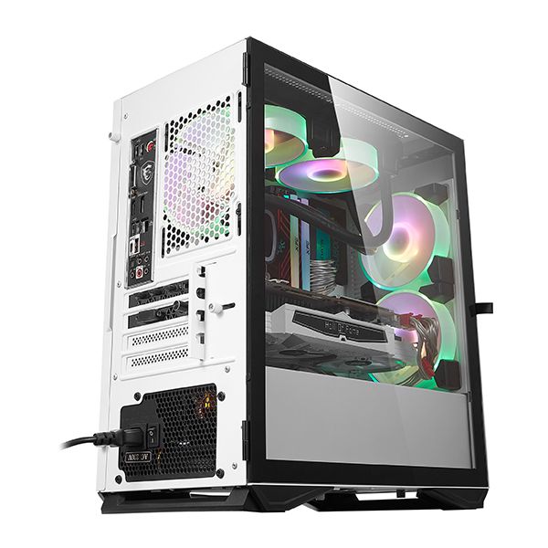 DarkFlash DLM22 Gaming PC Case Tempered Glass Micro-ATX Tower without fan