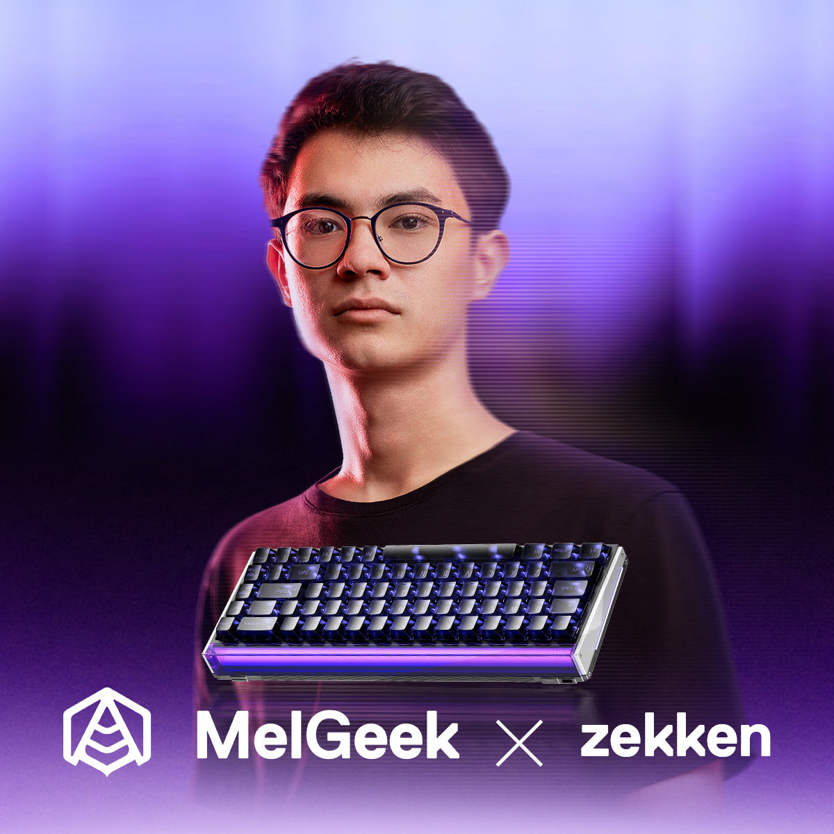 MelGeek MADE68 Ultra V2 Wired Custom Gaming HE Keyboard with RGB Lightbar