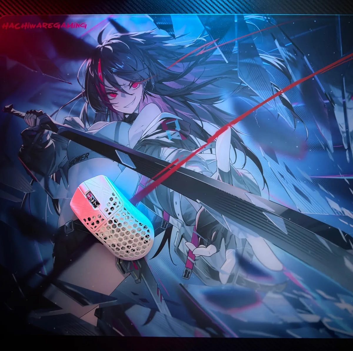 ARBITER STUDIO x HACHIWARE Zero 490x420x2mm Glass Mousepad