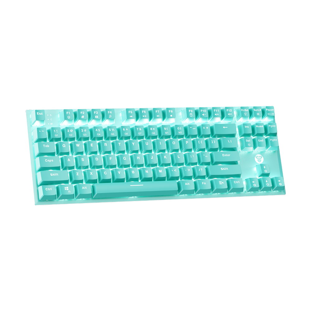 Fantech MK856 Gaming PC Mechanical Keyboard White LED Backlit Computer Keyboard-Mint