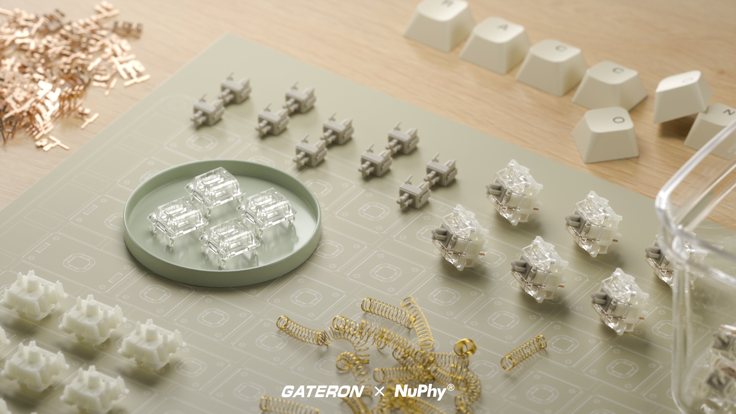 NuPhy x Gateron Baby Raccoon Switches - 110pcs/Set