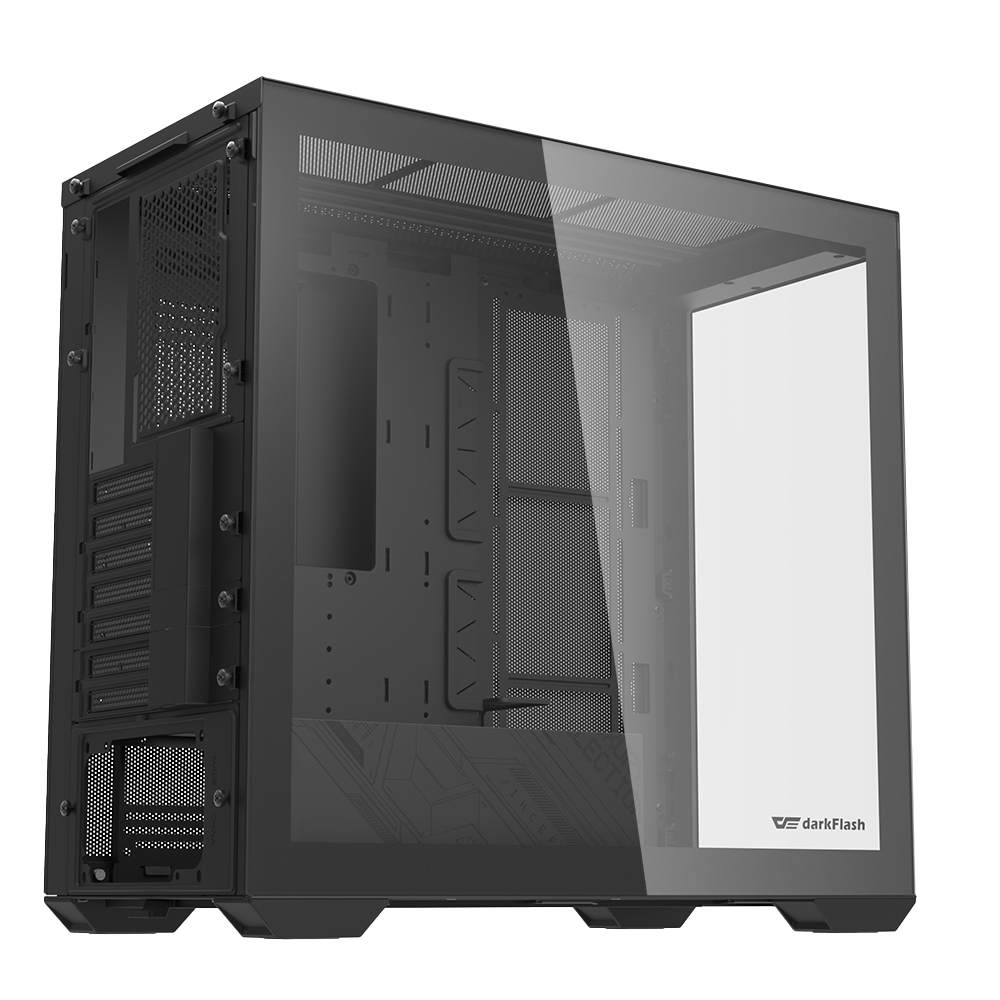 DarkFlash Glass Front Computer Case E-ATX PC Tower without Fan (DLX4000)