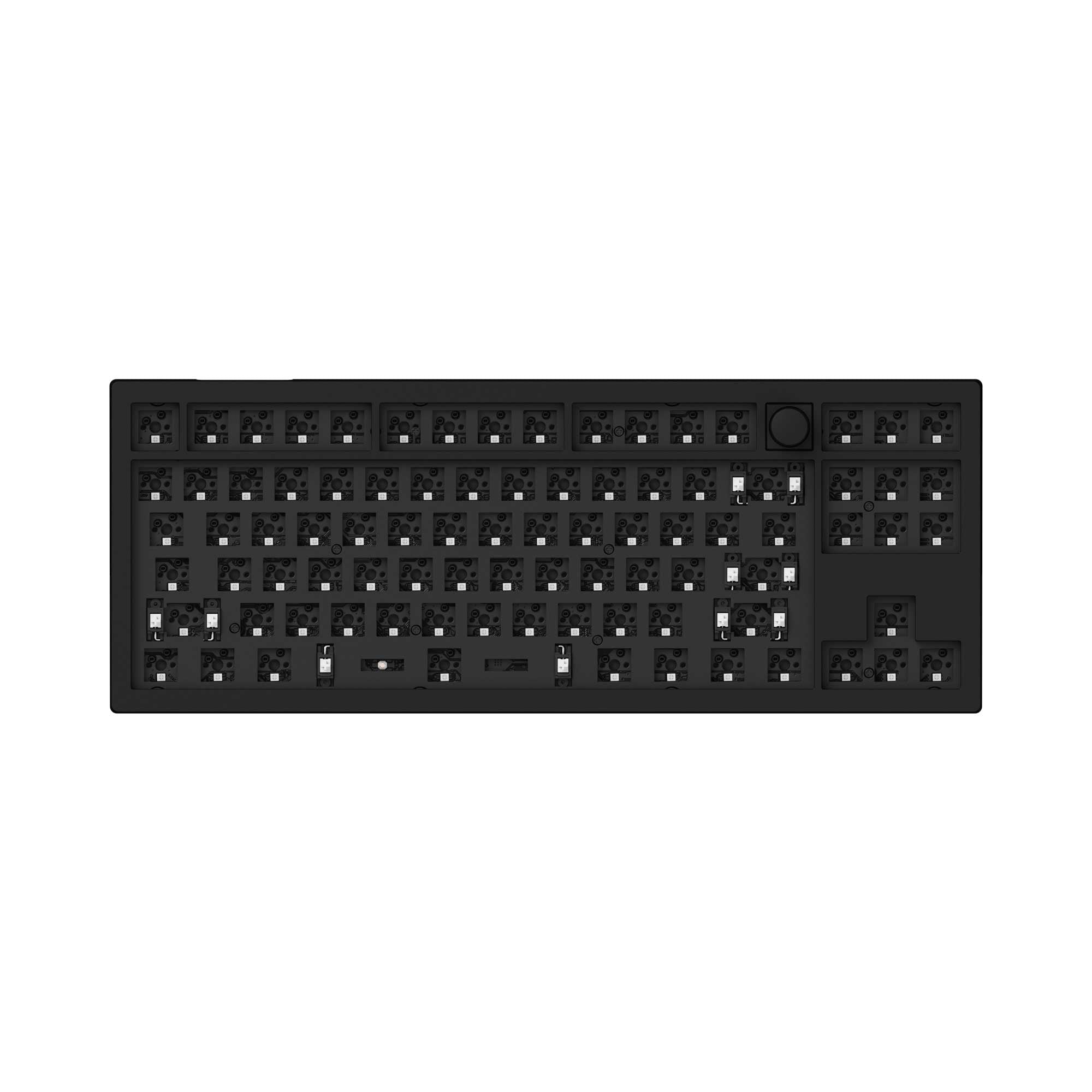Keychron V3 Custom Mechanical Keyboard knob carbon black QMK/VIA tenkeyless hot-swappable barebone