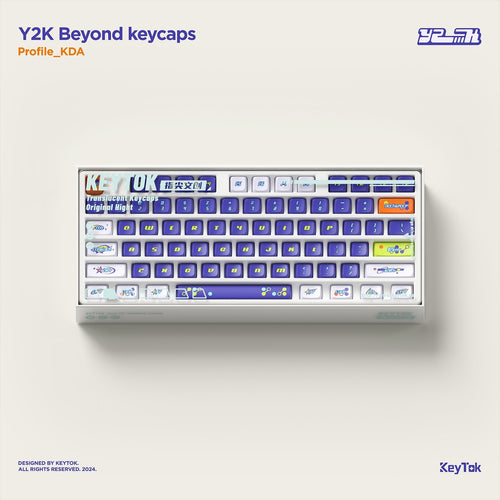 NuPhy x Keytok KDA Y2K Dye-Sub PBT Keycaps
